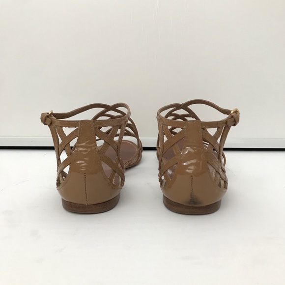 Tory Burch Amalie Strappy Flat Sandal Sand - Picture 5 of 12